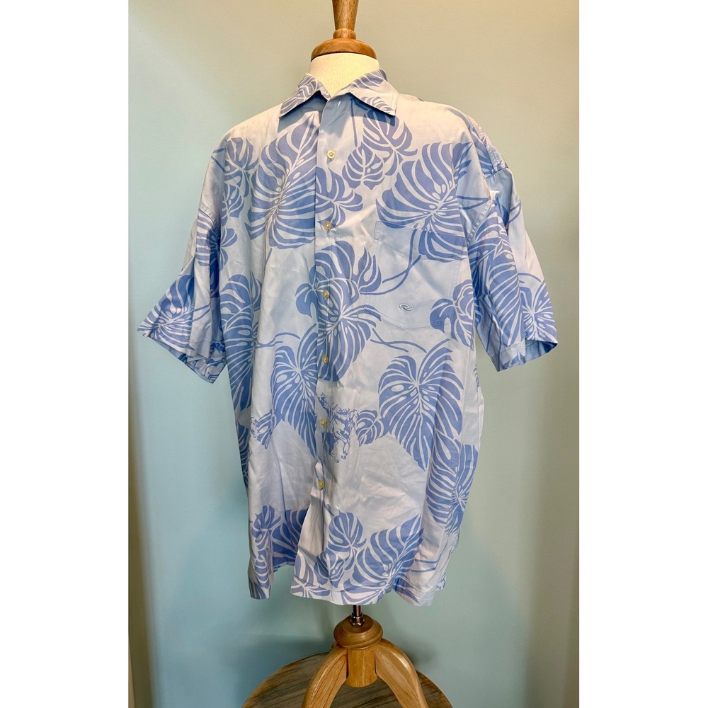 Roper Western Tropical print button Down short sleeve Hawaiian shirt size XL